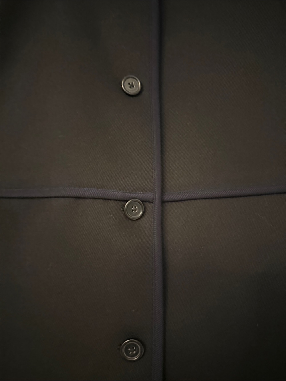 JCrew Women's Black Button-Up Jacket - Picture 3 of 4
